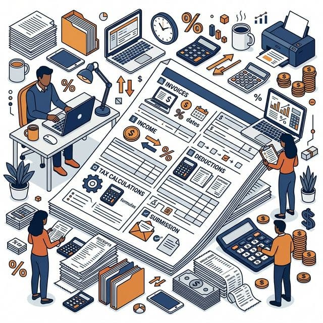 個人事業主の税金はいくら？確定申告前に知っておきたい手取り額の計算方法