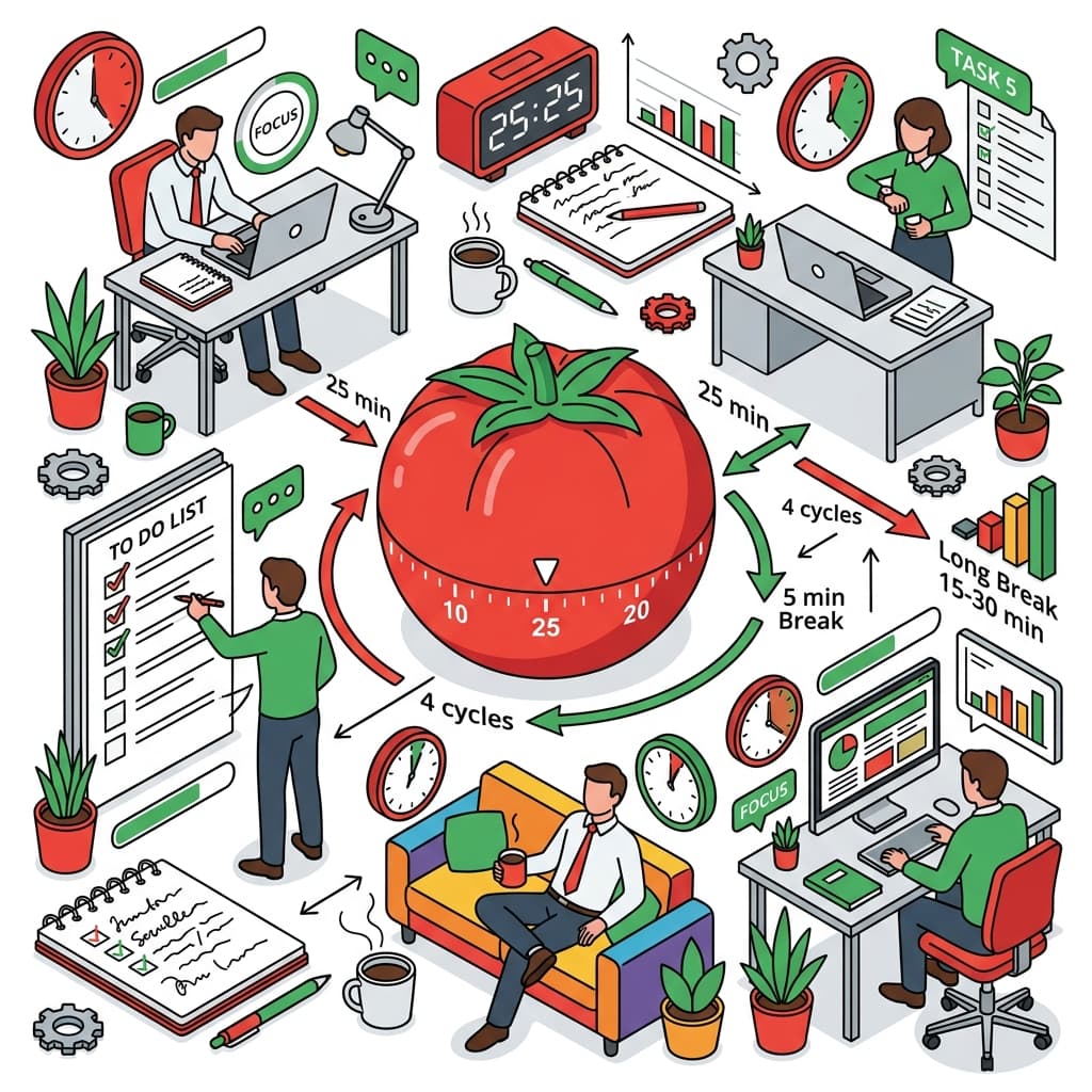 Pomodoro Technique for Deep Focus: A Practical 25-Minute Productivity Guide