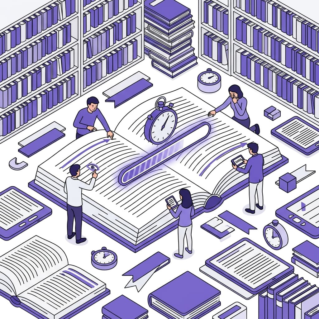 速読のコツと読書時間の計算|読書効率を上げる実践テクニック